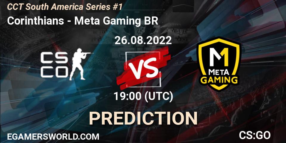Pronóstico Corinthians - Meta Gaming BR. 26.08.2022 at 19:00, Counter-Strike (CS2), CCT South America Series #1