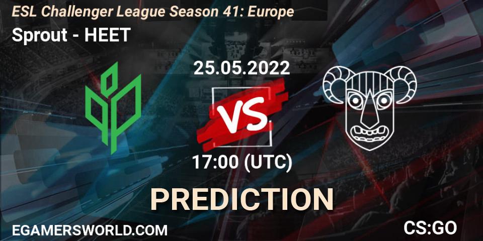 Pronóstico Sprout - HEET. 30.05.2022 at 11:00, Counter-Strike (CS2), ESL Challenger League Season 41: Europe