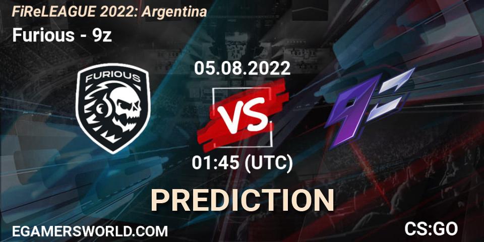 Pronóstico Furious - 9z. 05.08.2022 at 01:45, Counter-Strike (CS2), FiReLEAGUE 2022: Argentina