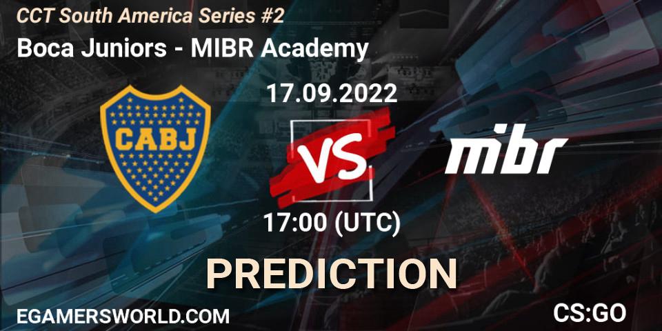 Pronóstico Boca Juniors - MIBR Academy. 17.09.2022 at 17:00, Counter-Strike (CS2), CCT South America Series #2