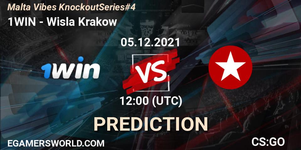Pronóstico 1WIN - Wisla Krakow. 05.12.2021 at 12:00, Counter-Strike (CS2), Malta Vibes Knockout Series #4