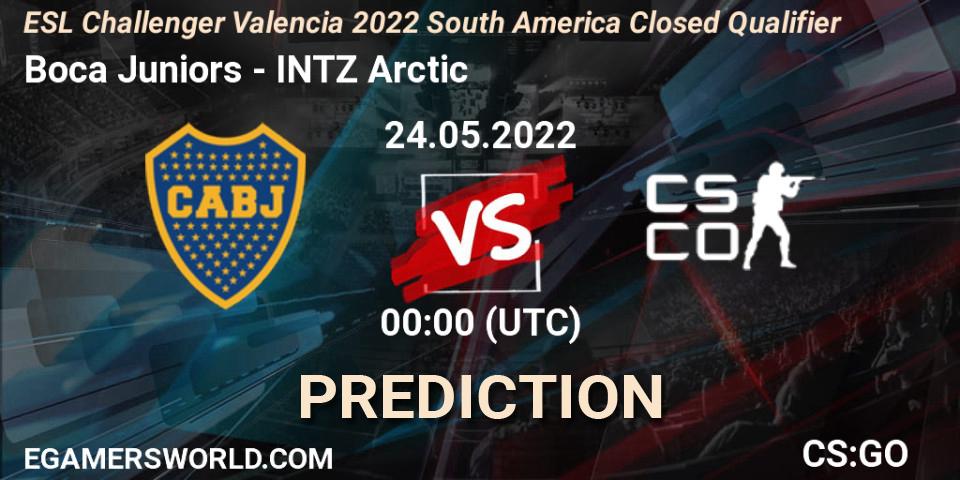 Pronóstico Boca Juniors - INTZ Arctic. 24.05.22, CS2 (CS:GO), ESL Challenger Valencia 2022 South America Closed Qualifier