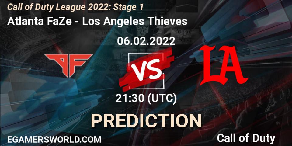 Pronóstico Atlanta FaZe - Los Angeles Thieves. 06.02.22, Call of Duty, Call of Duty League 2022: Stage 1