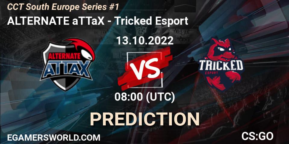 Pronóstico ALTERNATE aTTaX - Tricked Esport. 13.10.2022 at 08:00, Counter-Strike (CS2), CCT South Europe Series #1