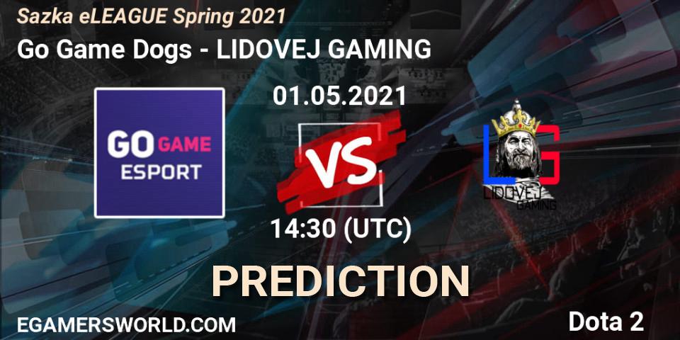 Pronóstico Go Game Dogs - LIDOVEJ GAMING. 01.05.2021 at 14:30, Dota 2, Sazka eLEAGUE Spring 2021