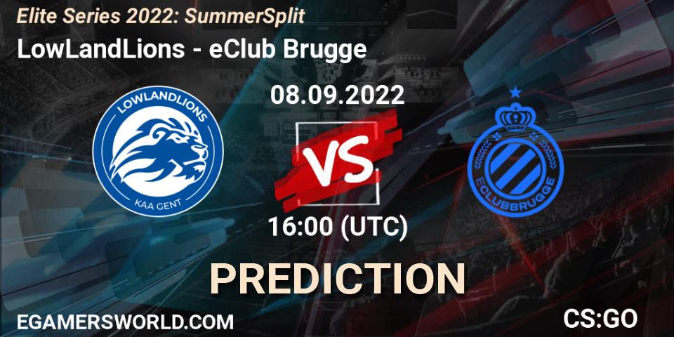 Pronóstico LowLandLions - eClub Brugge. 08.09.2022 at 16:00, Counter-Strike (CS2), Elite Series 2022: Summer Split