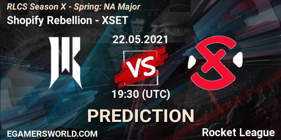 Pronóstico Shopify Rebellion - XSET. 22.05.2021 at 19:15, Rocket League, RLCS Season X - Spring: NA Major