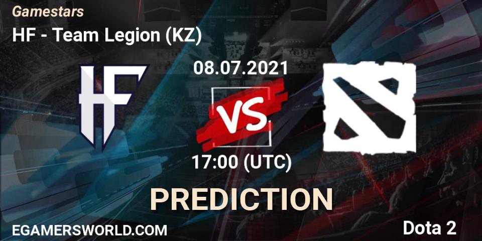 Pronóstico HF - Team Legion (KZ). 08.07.2021 at 17:00, Dota 2, Gamestars