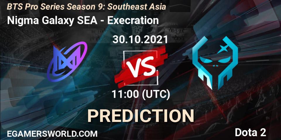 Pronóstico Nigma Galaxy SEA - Execration. 30.10.2021 at 11:05, Dota 2, BTS Pro Series Season 9: Southeast Asia