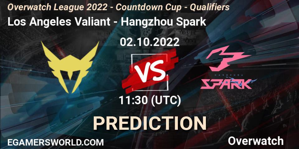 Pronóstico Los Angeles Valiant - Hangzhou Spark. 02.10.22, Overwatch, Overwatch League 2022 - Countdown Cup - Qualifiers