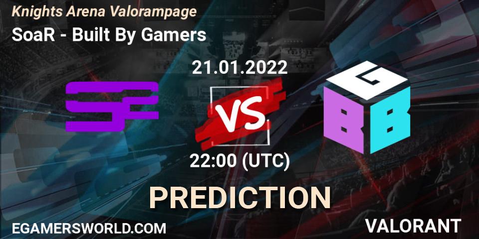 Pronóstico SoaR - Built By Gamers. 21.01.2022 at 22:00, VALORANT, Knights Arena Valorampage