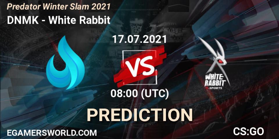 Pronóstico DNMK - White Rabbit. 17.07.2021 at 08:00, Counter-Strike (CS2), Predator Winter Slam 2021