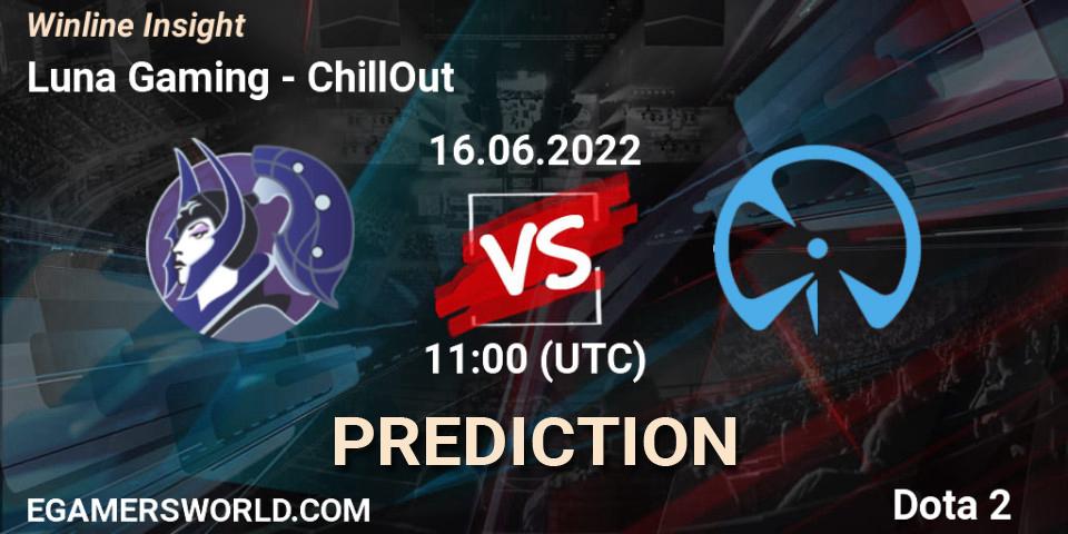 Pronóstico Luna Gaming - ChillOut. 13.06.2022 at 11:00, Dota 2, Winline Insight