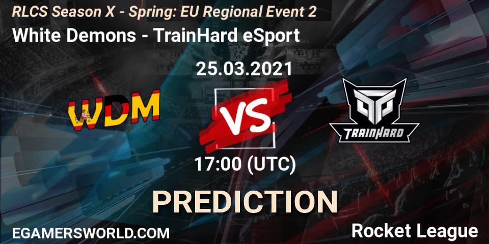 Pronóstico White Demons - TrainHard eSport. 25.03.2021 at 17:00, Rocket League, RLCS Season X - Spring: EU Regional Event 2