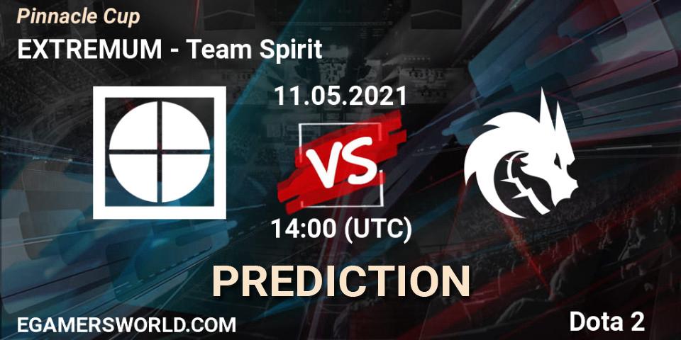 Pronóstico EXTREMUM - Team Spirit. 11.05.2021 at 14:49, Dota 2, Pinnacle Cup 2021 Dota 2