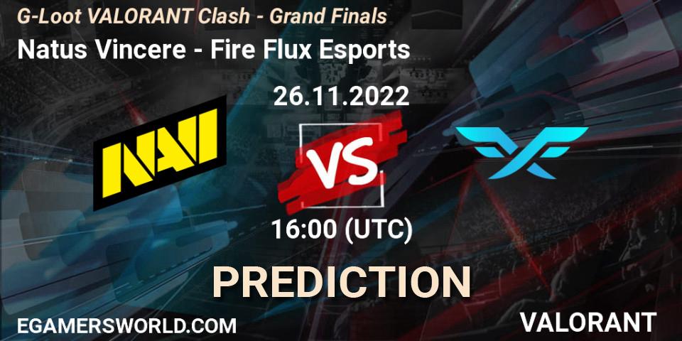 Pronóstico Natus Vincere - Fire Flux Esports. 26.11.22, VALORANT, G-Loot VALORANT Clash - Grand Finals