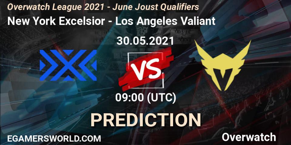 Pronóstico New York Excelsior - Los Angeles Valiant. 30.05.21, Overwatch, Overwatch League 2021 - June Joust Qualifiers