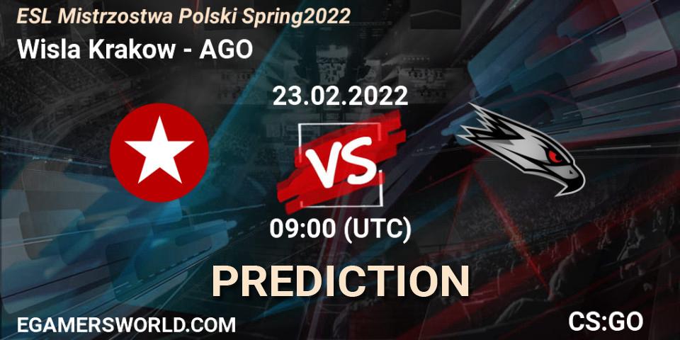Pronóstico Wisla Krakow - AGO. 23.02.2022 at 09:00, Counter-Strike (CS2), ESL Mistrzostwa Polski Spring 2022