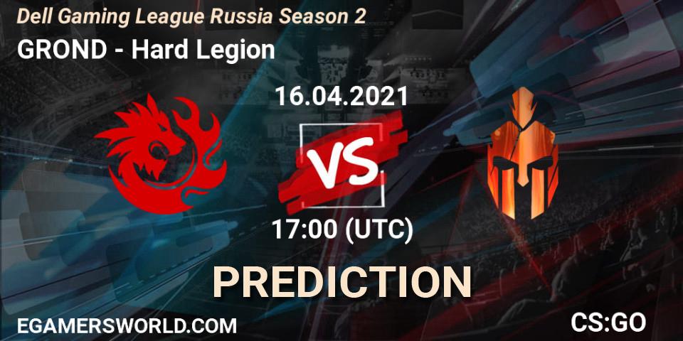 Pronóstico GROND - Hard Legion. 16.04.21, CS2 (CS:GO), Dell Gaming League Russia Season 2