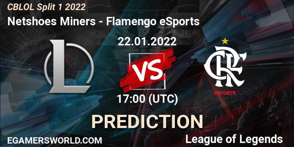Pronóstico Miners.gg - Flamengo eSports. 22.01.2022 at 17:40, LoL, CBLOL Split 1 2022