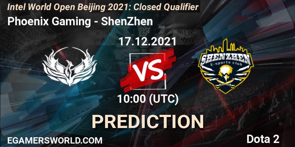 Pronóstico Phoenix Gaming - ShenZhen. 17.12.2021 at 10:15, Dota 2, Intel World Open Beijing: Closed Qualifier