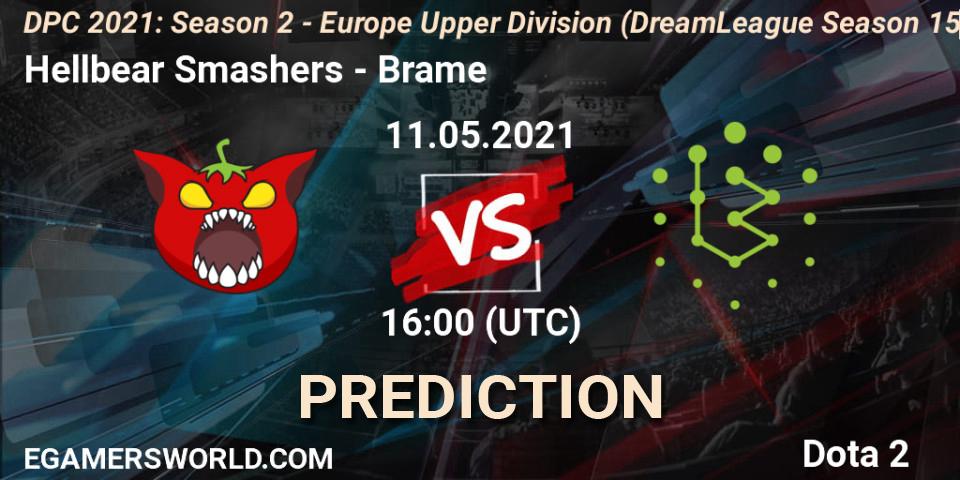 Pronóstico Hellbear Smashers - Brame. 11.05.2021 at 15:57, Dota 2, DPC 2021: Season 2 - Europe Upper Division (DreamLeague Season 15)