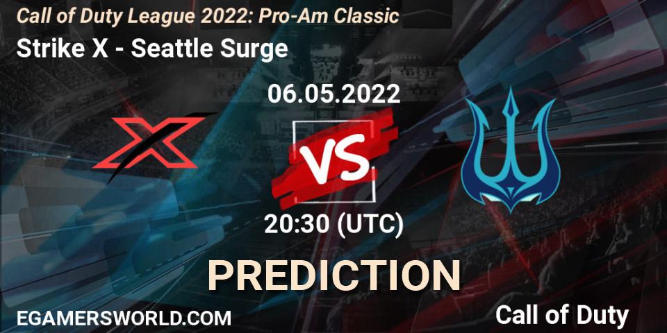 Pronóstico Strike X - Seattle Surge. 06.05.2022 at 20:30, Call of Duty, Call of Duty League 2022: Pro-Am Classic