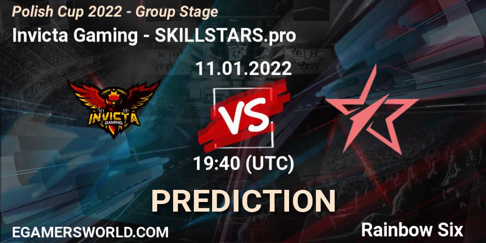 Pronóstico Invicta Gaming - SKILLSTARS.pro. 11.01.2022 at 19:40, Rainbow Six, Polish Cup 2022 - Group Stage