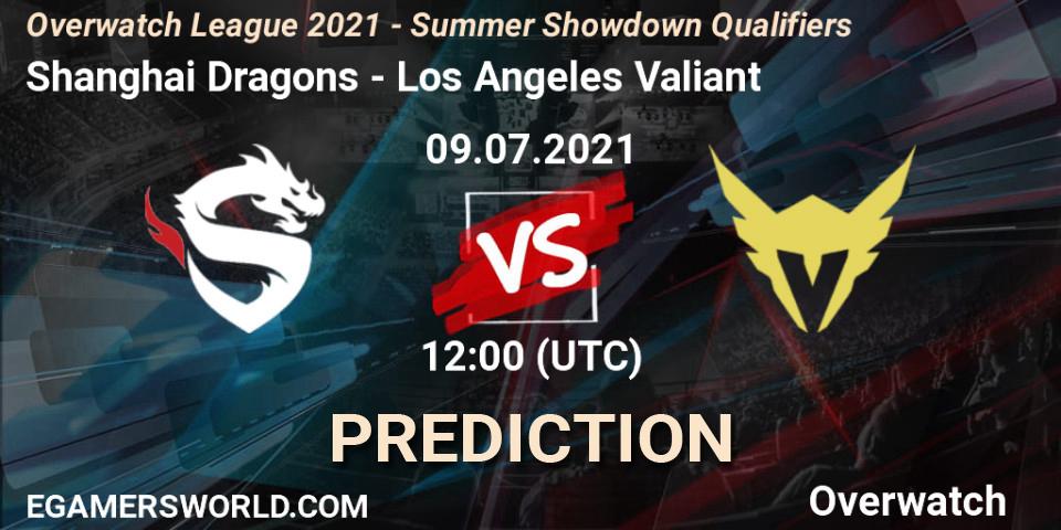 Pronóstico Shanghai Dragons - Los Angeles Valiant. 09.07.2021 at 13:00, Overwatch, Overwatch League 2021 - Summer Showdown Qualifiers
