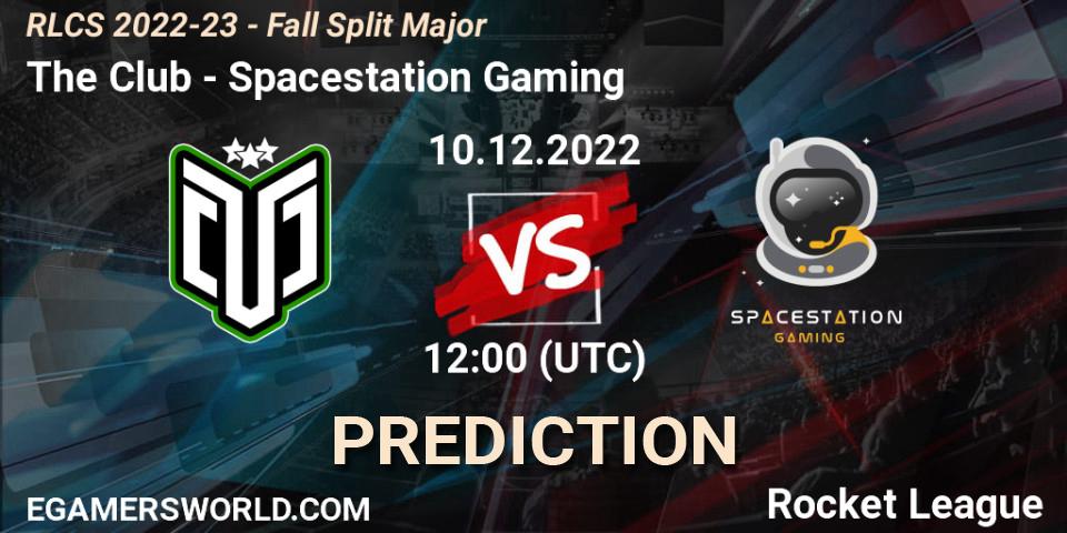 Pronóstico The Club - Spacestation Gaming. 10.12.22, Rocket League, RLCS 2022-23 - Fall Split Major
