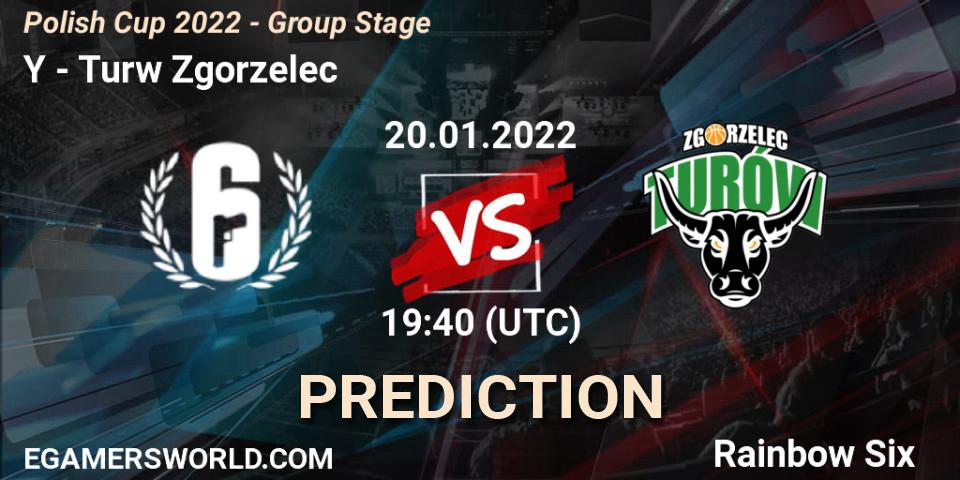 Pronóstico YŚ - Turów Zgorzelec. 20.01.2022 at 19:40, Rainbow Six, Polish Cup 2022 - Group Stage