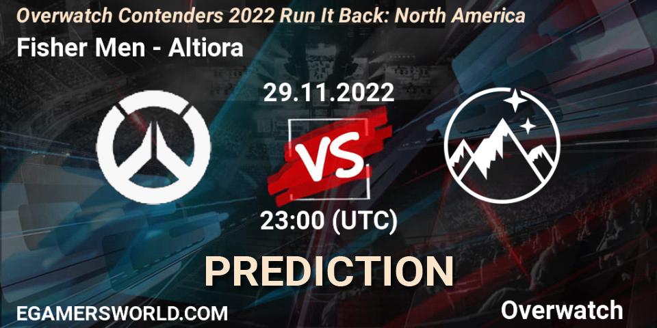 Pronóstico Fisher Men - Altiora. 08.12.2022 at 23:00, Overwatch, Overwatch Contenders 2022 Run It Back: North America