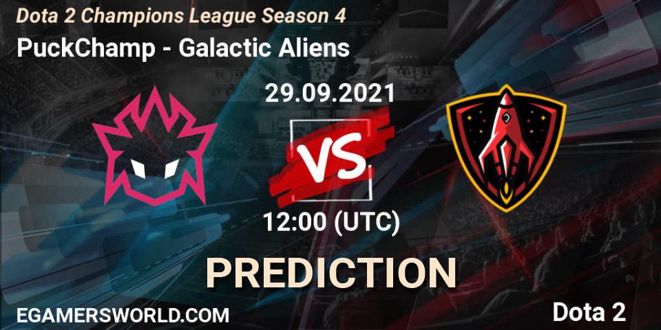Pronóstico PuckChamp - Galactic Aliens. 29.09.2021 at 12:06, Dota 2, Dota 2 Champions League Season 4
