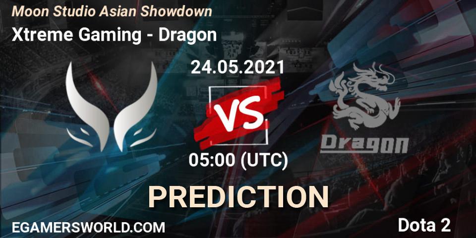 Pronóstico Xtreme Gaming - Dragon. 24.05.2021 at 05:03, Dota 2, Moon Studio Asian Showdown