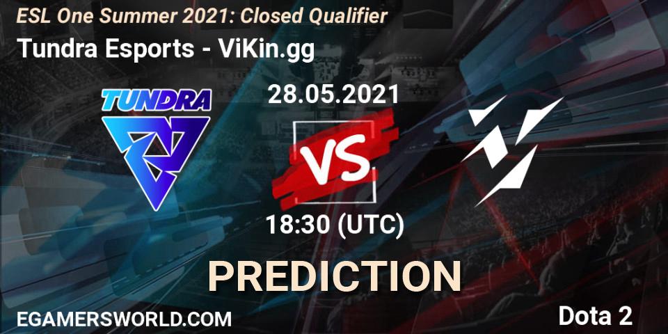 Pronóstico Tundra Esports - ViKin.gg. 28.05.2021 at 18:40, Dota 2, ESL One Summer 2021: Closed Qualifier