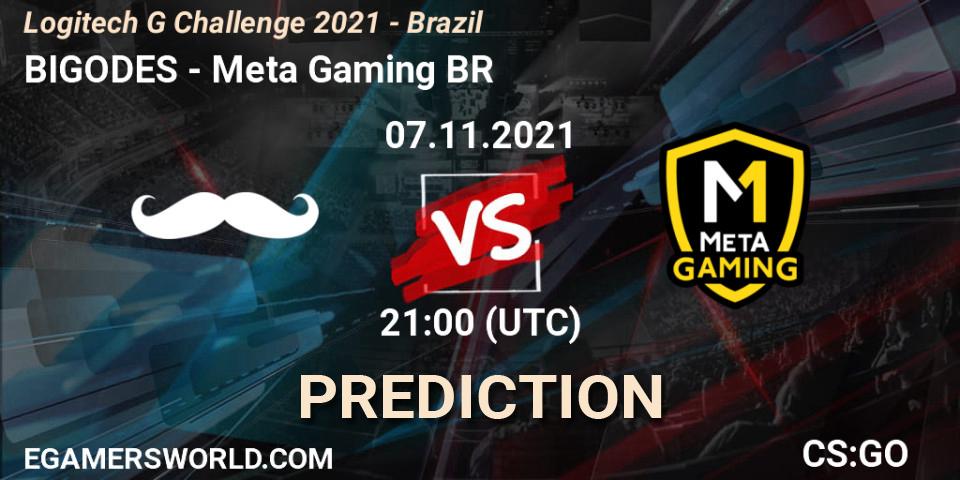 Pronóstico BIGODES - Meta Gaming BR. 07.11.2021 at 21:00, Counter-Strike (CS2), Logitech G Challenge 2021 - Brazil