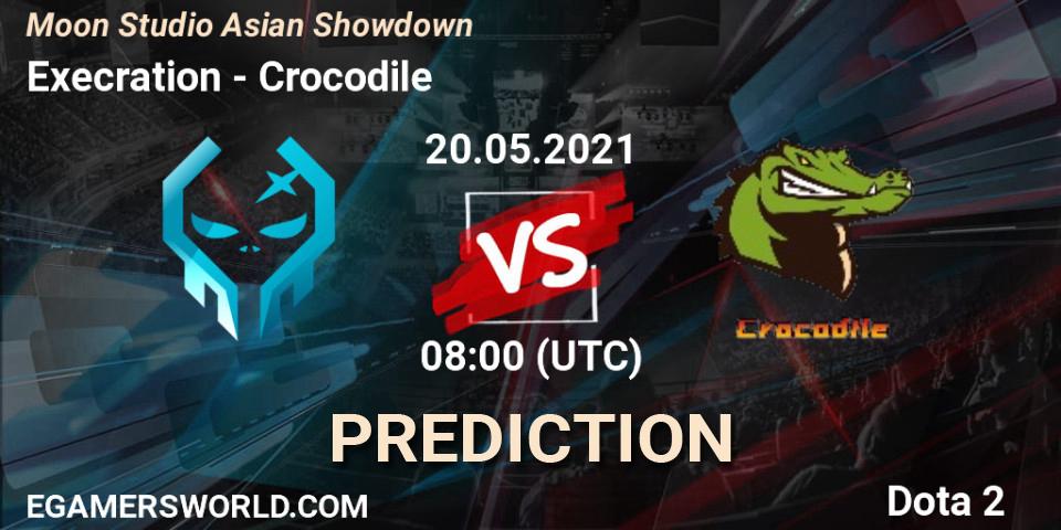 Pronóstico Execration - Crocodile. 20.05.2021 at 08:05, Dota 2, Moon Studio Asian Showdown