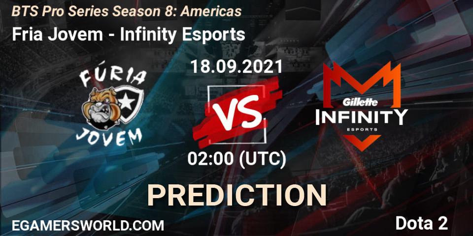 Pronóstico FG - Infinity Esports. 18.09.2021 at 02:30, Dota 2, BTS Pro Series Season 8: Americas
