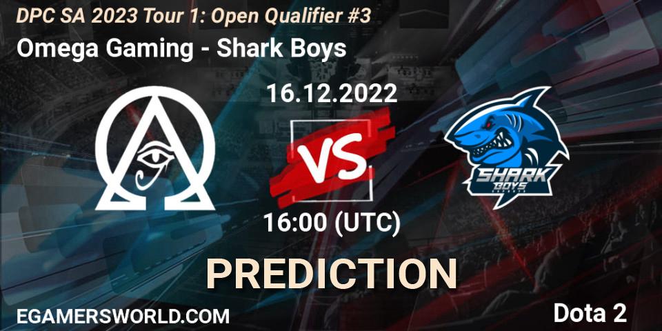 Pronóstico Omega Gaming - Shark Boys. 16.12.2022 at 16:10, Dota 2, DPC SA 2023 Tour 1: Open Qualifier #3