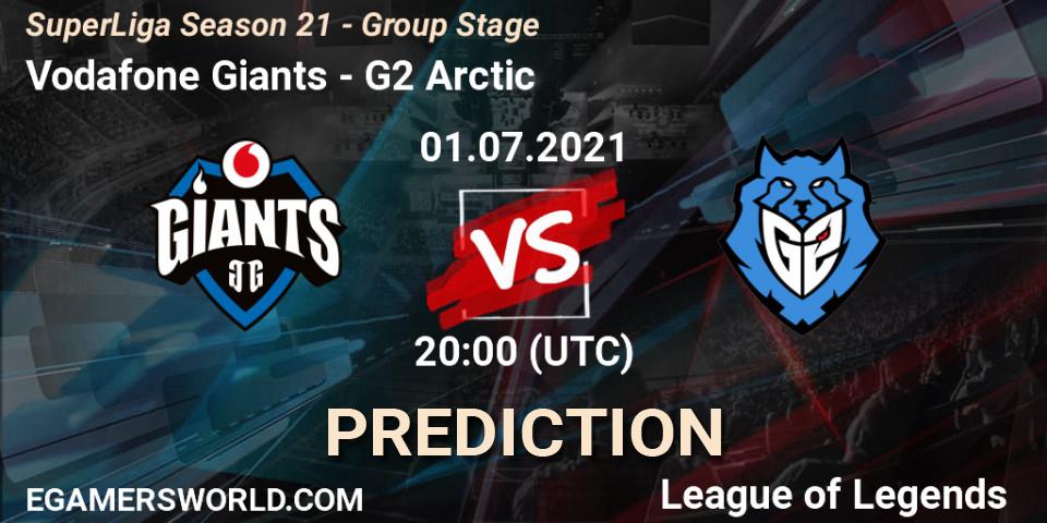Pronóstico Vodafone Giants - G2 Arctic. 01.07.2021 at 20:00, LoL, SuperLiga Season 21 - Group Stage 