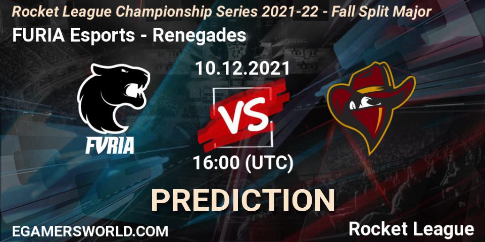 Pronóstico FURIA Esports - Renegades. 10.12.21, Rocket League, RLCS 2021-22 - Fall Split Major
