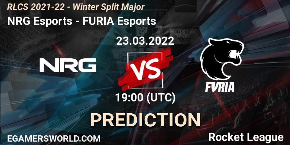 Pronóstico NRG Esports - FURIA Esports. 23.03.2022 at 19:00, Rocket League, RLCS 2021-22 - Winter Split Major