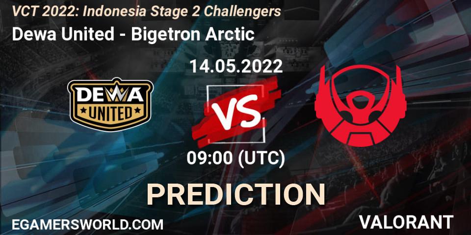 Pronóstico Dewa United - Bigetron Arctic. 14.05.2022 at 11:00, VALORANT, VCT 2022: Indonesia Stage 2 Challengers