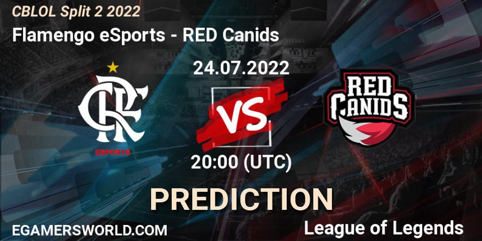 Pronóstico Flamengo eSports - RED Canids. 24.07.22, LoL, CBLOL Split 2 2022
