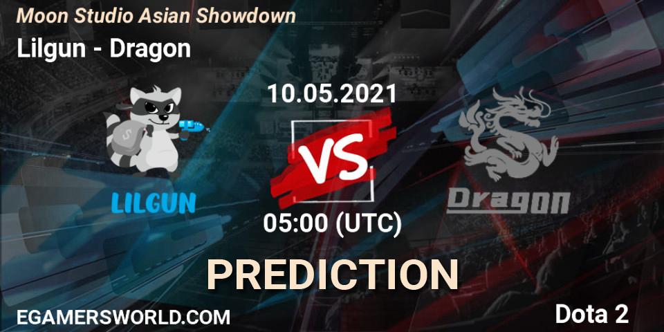 Pronóstico Lilgun - Dragon. 10.05.2021 at 05:06, Dota 2, Moon Studio Asian Showdown
