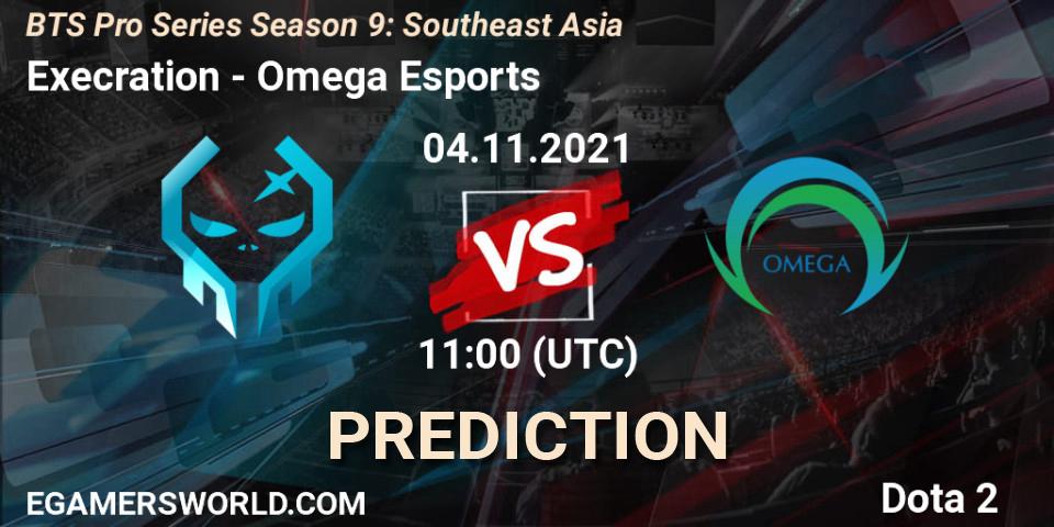 Pronóstico Execration - Omega Esports. 04.11.2021 at 11:35, Dota 2, BTS Pro Series Season 9: Southeast Asia