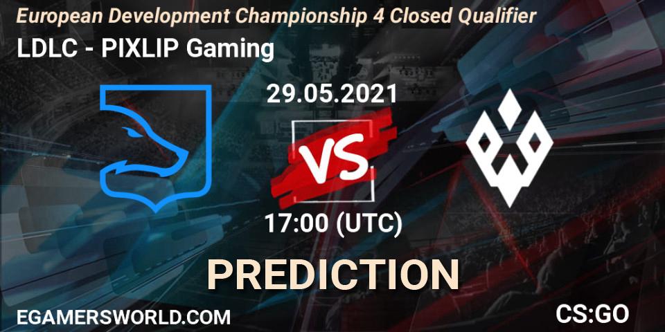 Pronóstico LDLC - PIXLIP Gaming. 29.05.2021 at 13:30, Counter-Strike (CS2), European Development Championship 4 Closed Qualifier
