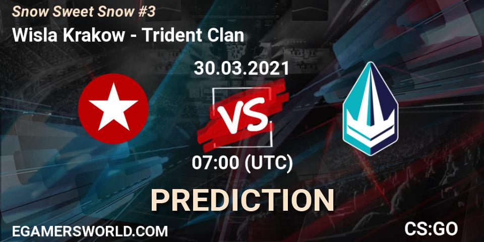 Pronóstico Wisla Krakow - Trident Clan. 30.03.2021 at 07:00, Counter-Strike (CS2), Snow Sweet Snow #3