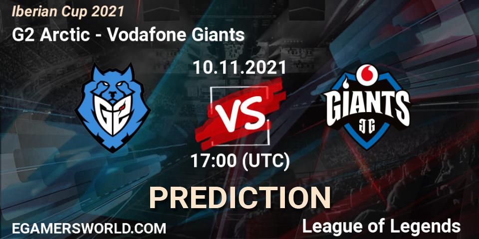 Pronóstico G2 Arctic - Vodafone Giants. 10.11.2021 at 17:00, LoL, Iberian Cup 2021