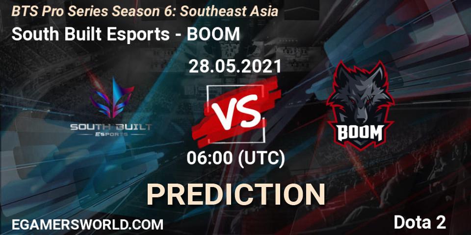 Pronóstico South Built Esports - BOOM. 28.05.2021 at 06:06, Dota 2, BTS Pro Series Season 6: Southeast Asia